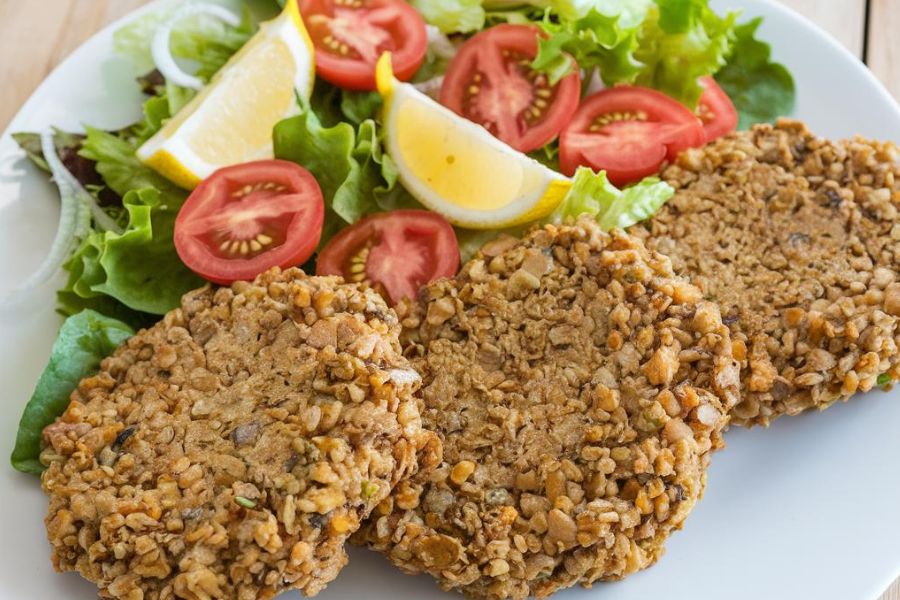 Hamburguesas Veganas Fitness de Lentejas y Avena