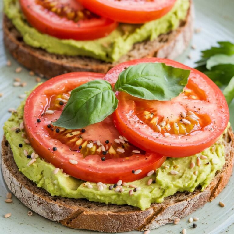 Tostadas Veganas de Palta y Tomate