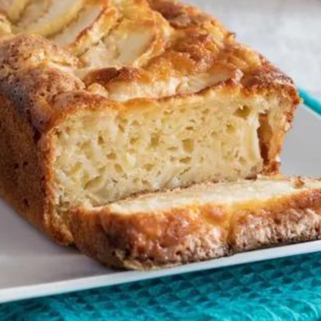 Budín Vegano de Manzana y Canela Sin Azúcar