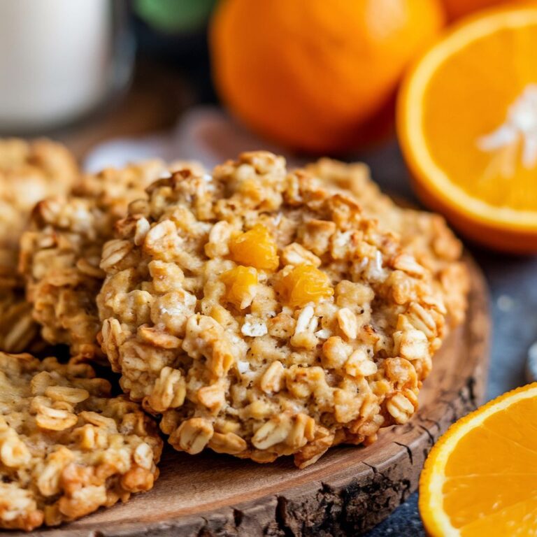 Galletitas Veganas de Avena y Naranja Sin Azúcar