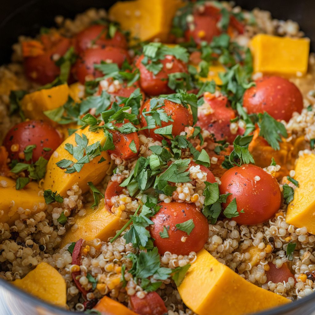 Guiso Vegano de Quinoa y Calabaza Fitness