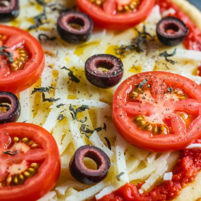 Pizza Vegana de Papa Sin Gluten